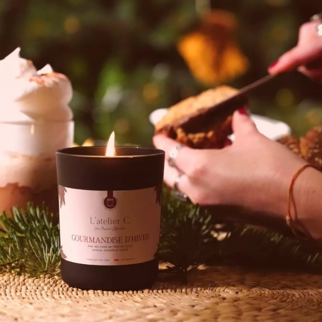 Bougie gourmandise d'hiver