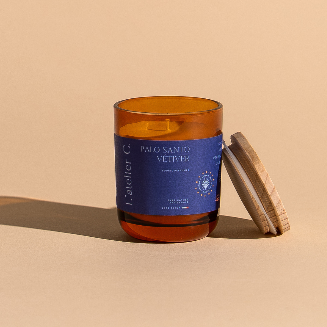 Bougie parfumée Chocolat Noisette – Bougie naturelle fabriquée en France – Atelier Louis Bougie parfumée Chocolat Noisette – Bougie naturelle fabriquée en France – Atelier Louis