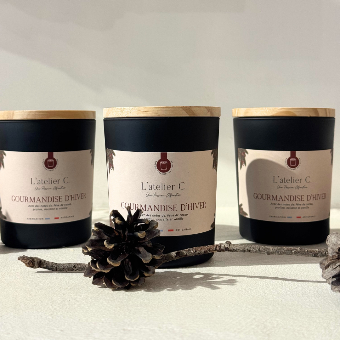 Bougie gourmandise d'hiver